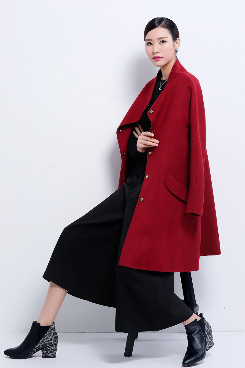 双面呢大衣